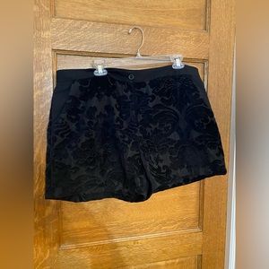 Forever 21 plus size shorts with velvet damask print- NWT